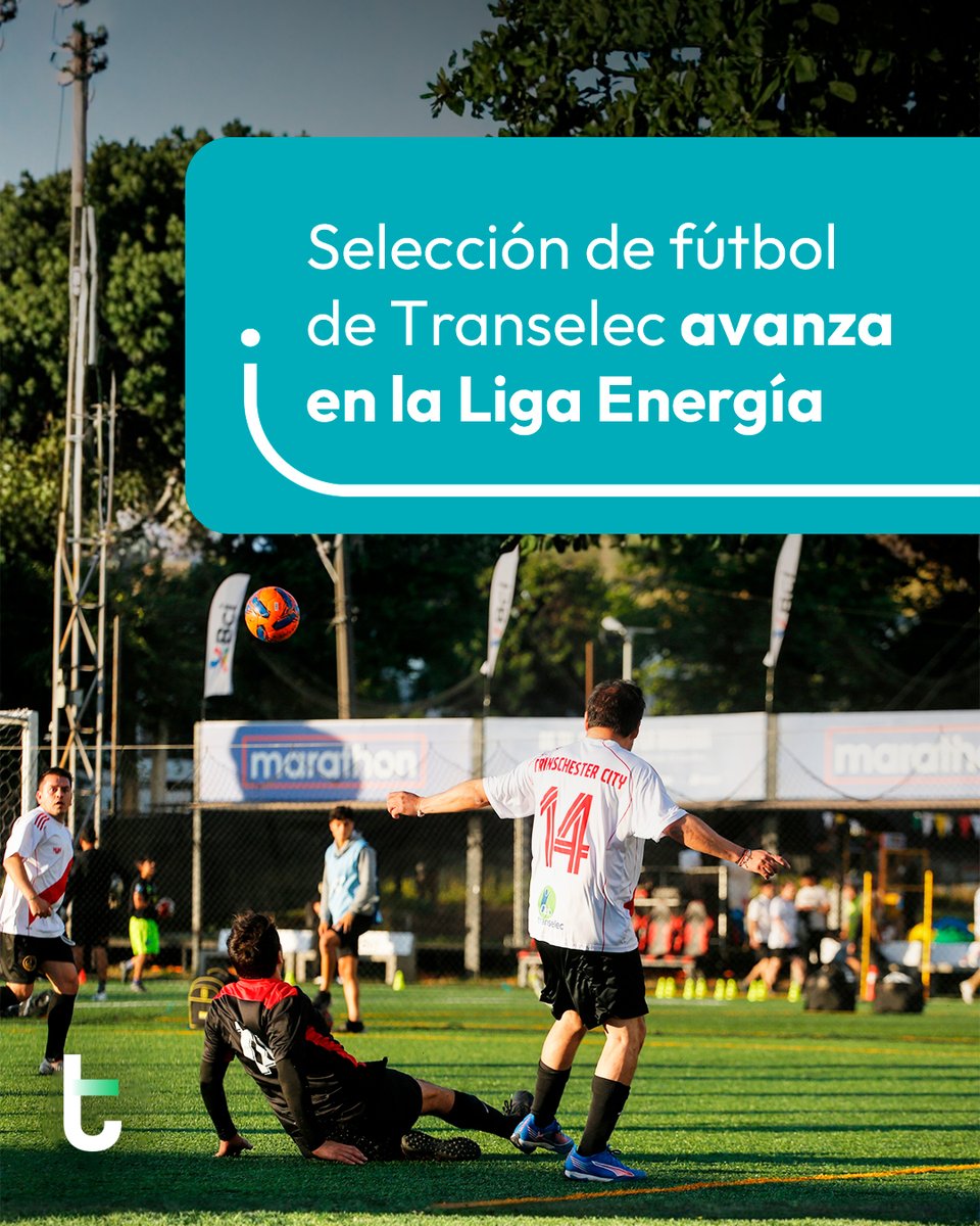 Transelec's tweet image. 🏆⚽ Estamos muy orgullosos de anunciar que Tranchester City, equipo de fútbol de colaboradores de #Transelec, clasificó para la Copa de Oro de la Liga Energía, campeonato que reúne a diversas empresas del rubro.

💪¡Mucho éxito en los próximos encuentros!