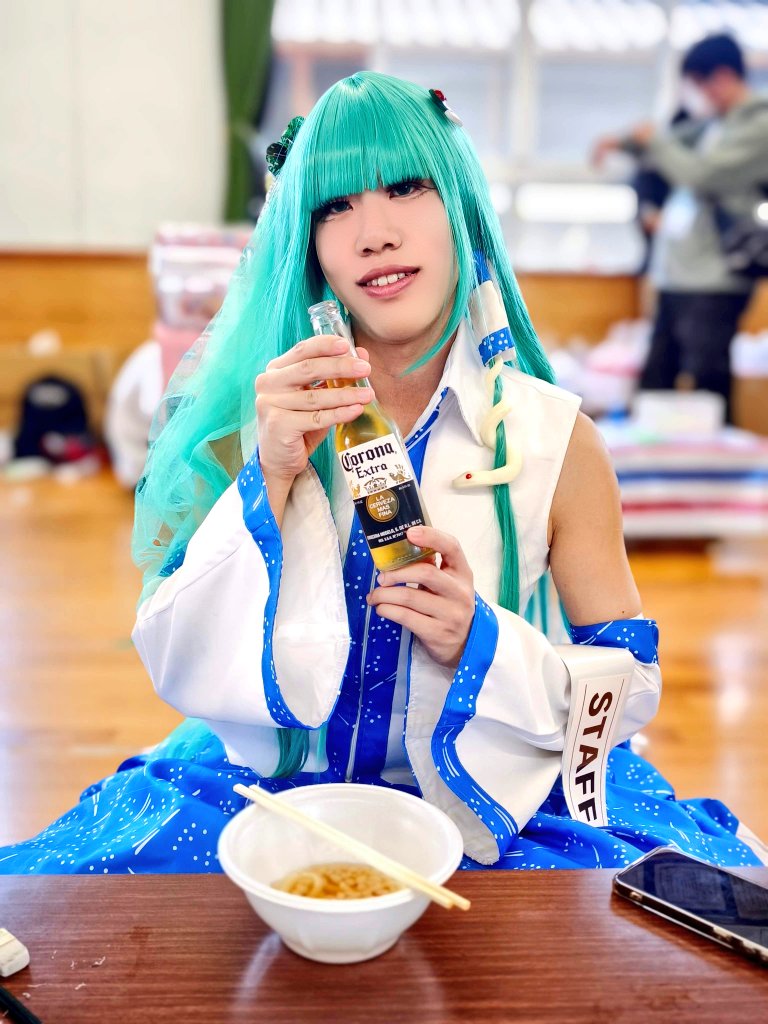 kerosuwachan's tweet image. 酒カス早苗
📸：@HPPS_HEIWASOU 

#東方神社交流会