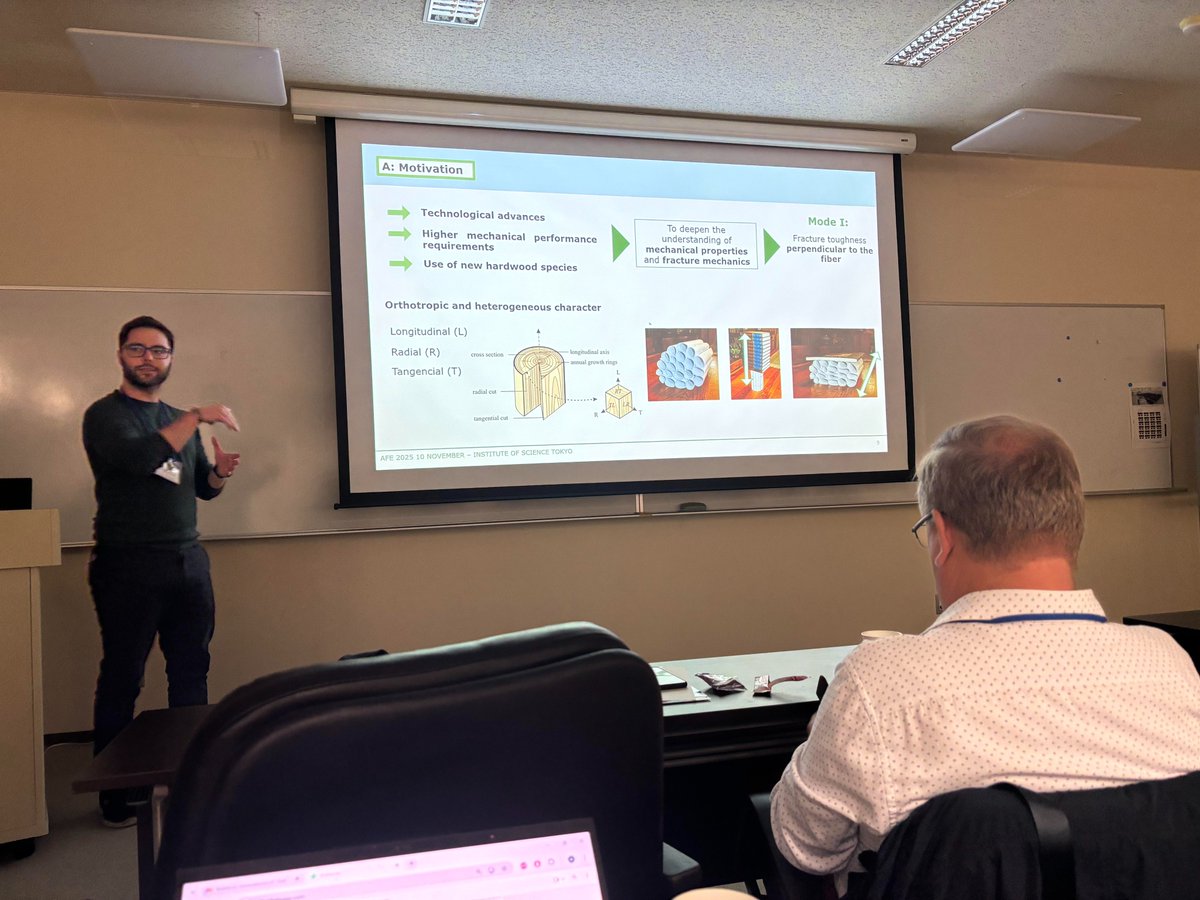 woodforfuture's tweet image. 🌍🌲UGR-UIMA presentó en el Tokyo Institute of Technology los nuevos productos estructurales del proyecto: MCLam y MCLamBS, en el marco del evento AFE-2025

👇👇👇👇
life-woodforfuture.eu/ugr-uima-prese…

#LIFEProgramme #LIFEproject #MonteVivoPueblosVivos