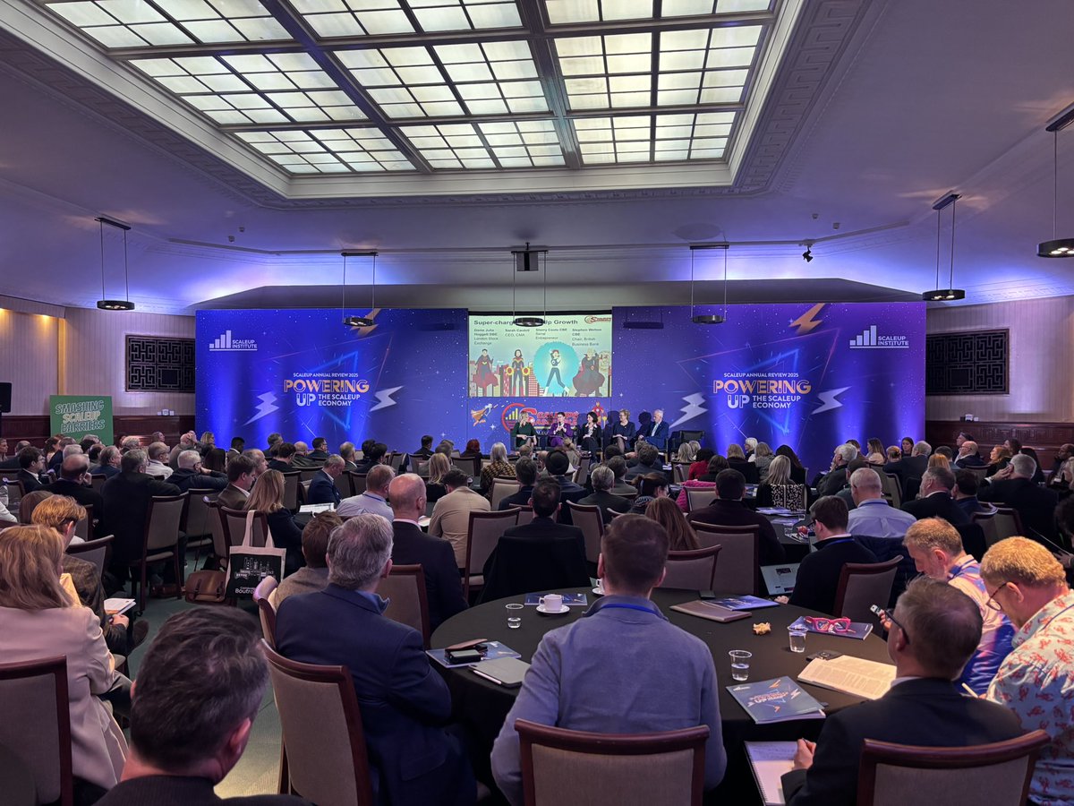 RussShaw1's tweet image. .@scaleupinst Annual Review underway at Senate House to a packed room listening to @hannahprevett moderate a great panel @JuliaHoggett Sarah Cardell @CMAgovUK @scoutu @sfwelton - @GlobalTechAdv @TechLondonAdv @UKTechAdv