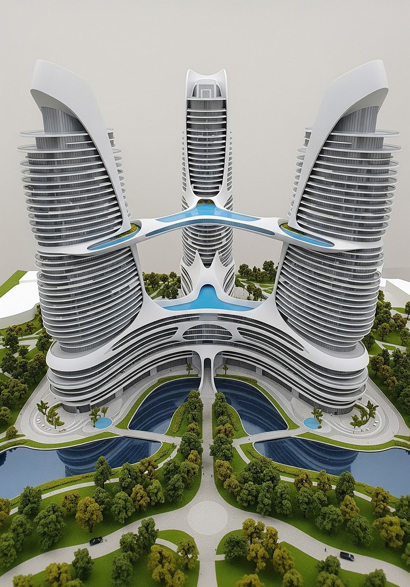 AresteaStudio's tweet image. #architecturalmodel #conceptdesign #greenarchitecture #futurebuildings #tbilisi