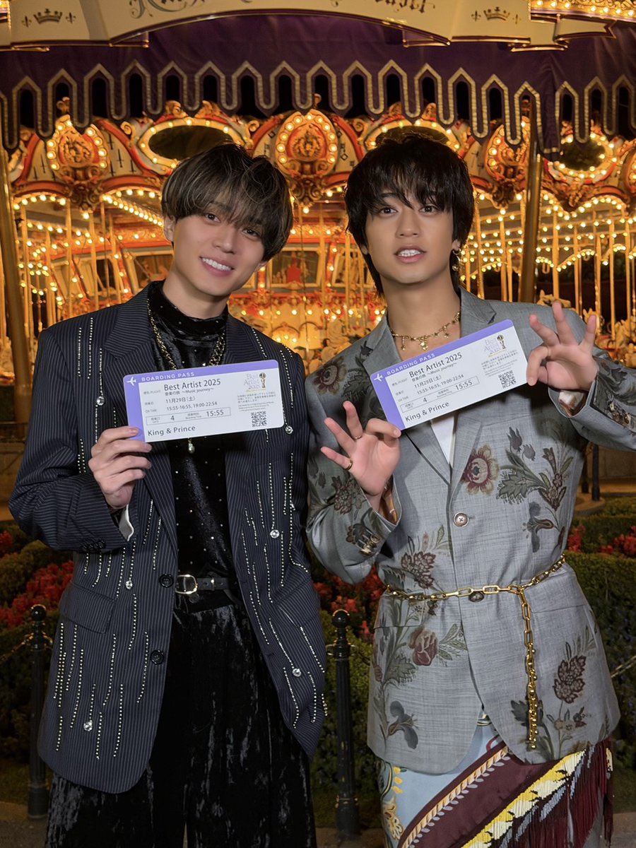 ベストアーティスト2025にて、King&Prince 永瀬廉さんがTaiga Igariの