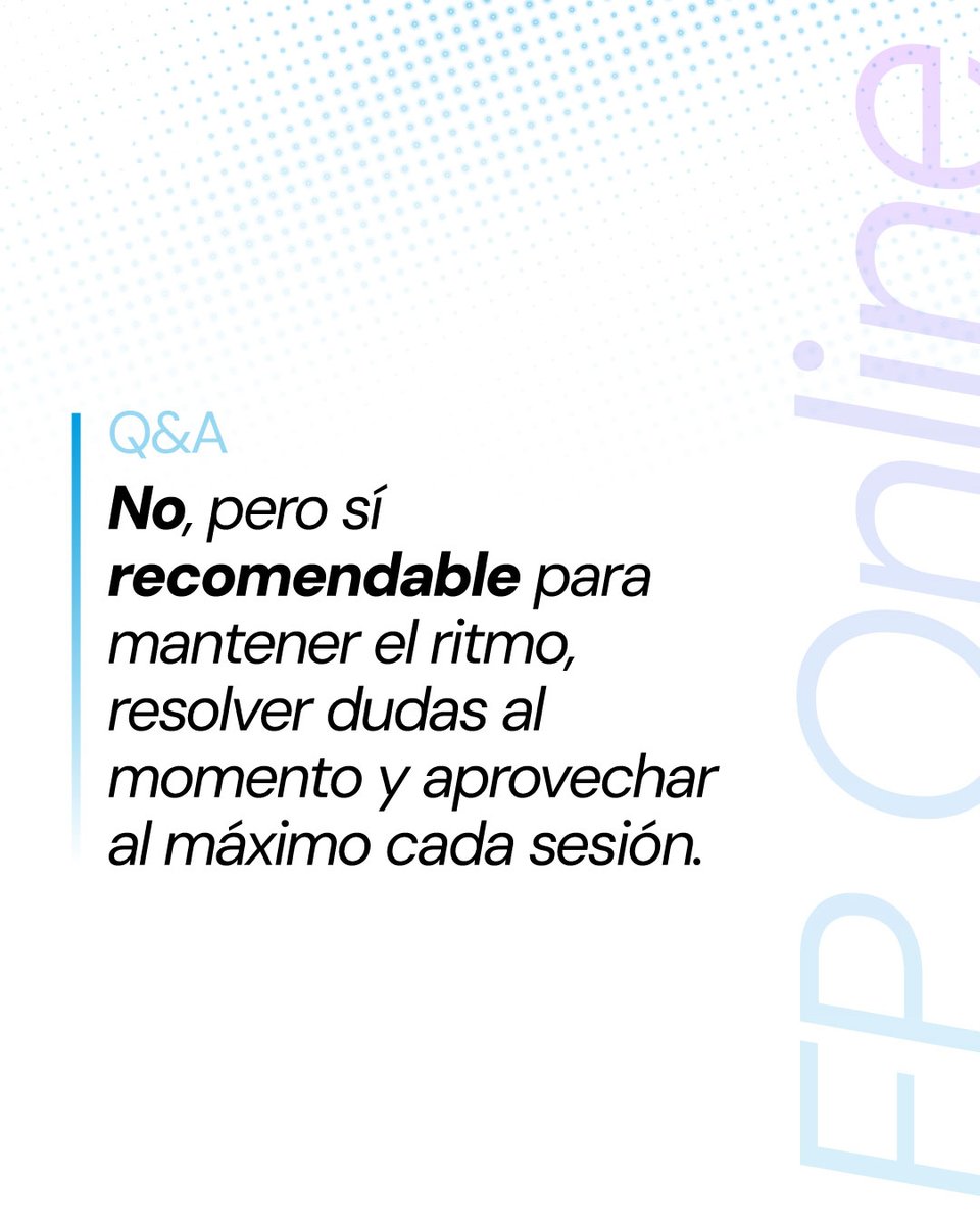 ¿Tienes dudas a la hora de matricularte en la FP Online de DIGITECH? 👩‍💻

Te damos algunas razones y respuestas a las preguntas más comunes que te puedes plantear para iniciar tus formación con nosotros.

#Digitechfp #FPinformática #FPonline #Tecnología #digitalización