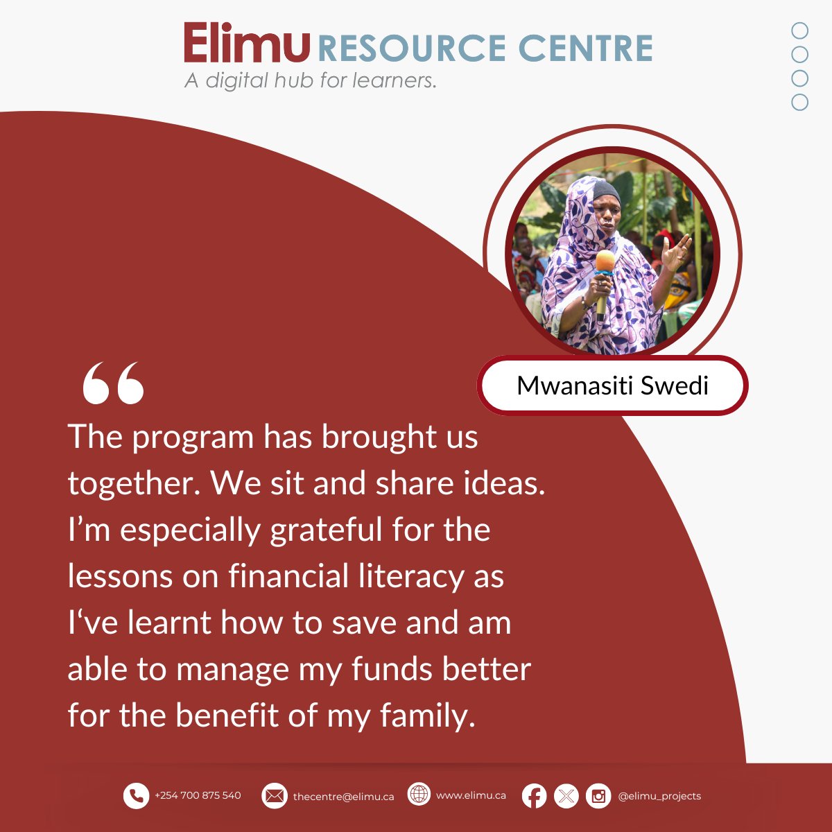 elimu_projects's tweet image. We celebrated Cohort 3 from Karima &amp;amp; Mijikenda under the Elimu Familia Stawi program a beautiful moment of growth, learning &amp;amp; community.
Caregivers &amp;amp; teachers shared powerful reflections on strengthened bonds, play-based learning, financial skills &amp;amp; renewed hope.
Swipe to read.
