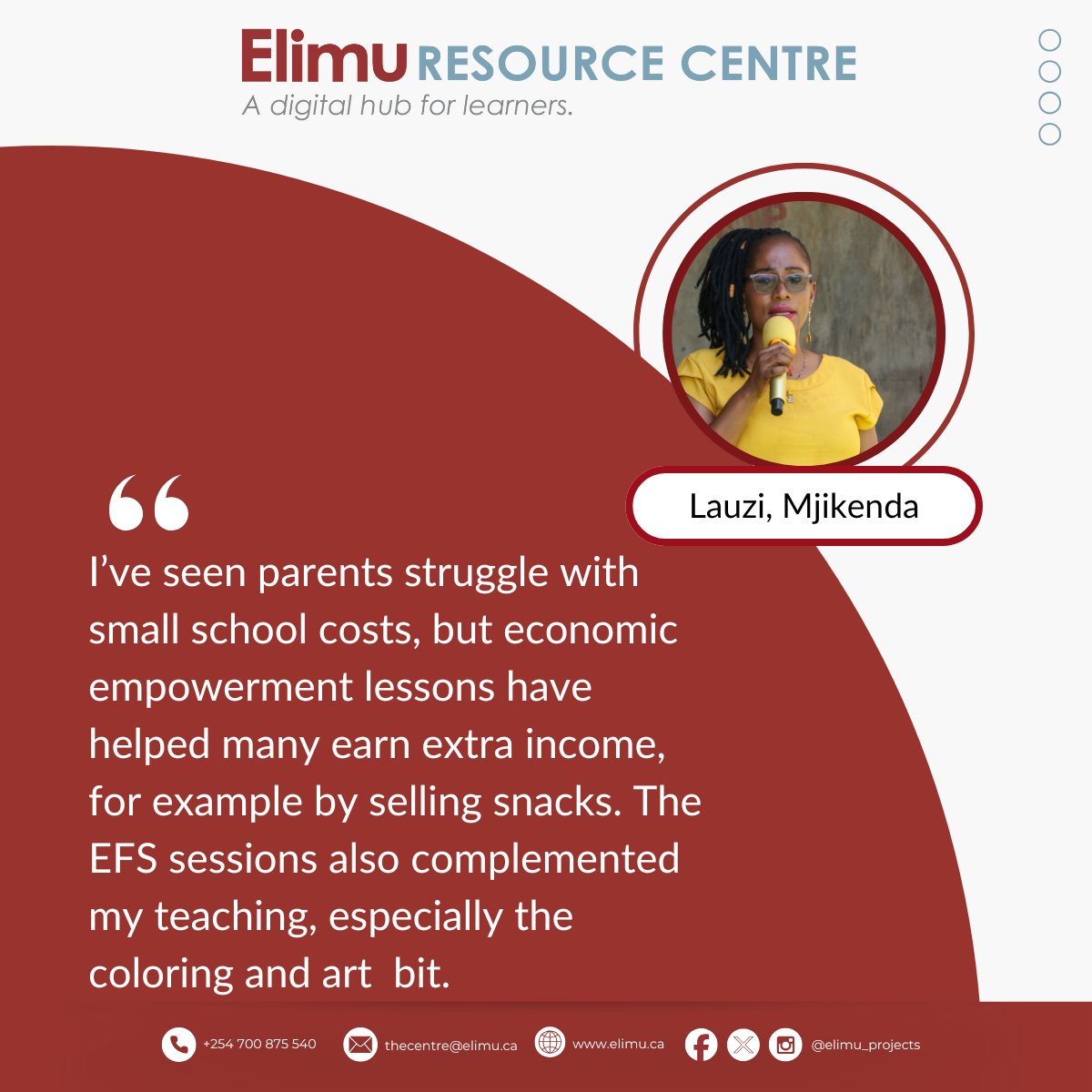 elimu_projects's tweet image. We celebrated Cohort 3 from Karima &amp;amp; Mijikenda under the Elimu Familia Stawi program a beautiful moment of growth, learning &amp;amp; community.
Caregivers &amp;amp; teachers shared powerful reflections on strengthened bonds, play-based learning, financial skills &amp;amp; renewed hope.
Swipe to read.