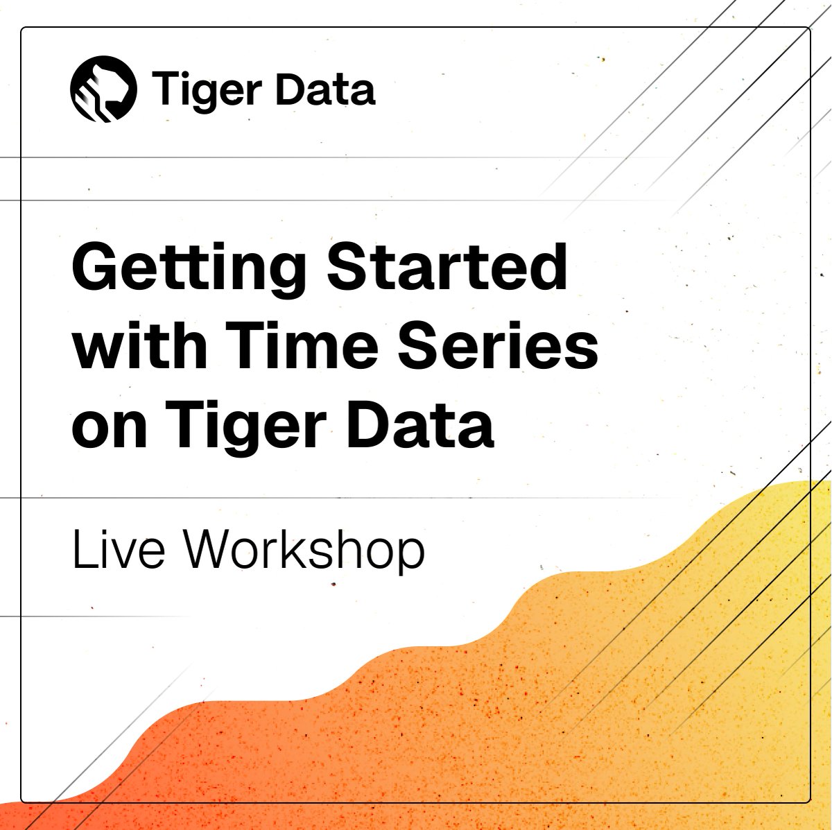 TigerDatabase's tweet image. Same SQL. Same Postgres. Better performance for your data with Tiger Data.

Join our Hands-On Workshop to learn how to spin up your own Tiger Cloud instance, work with real financial data, and use features like hypertables, compression, and columnar store.

🔗 Register here:…