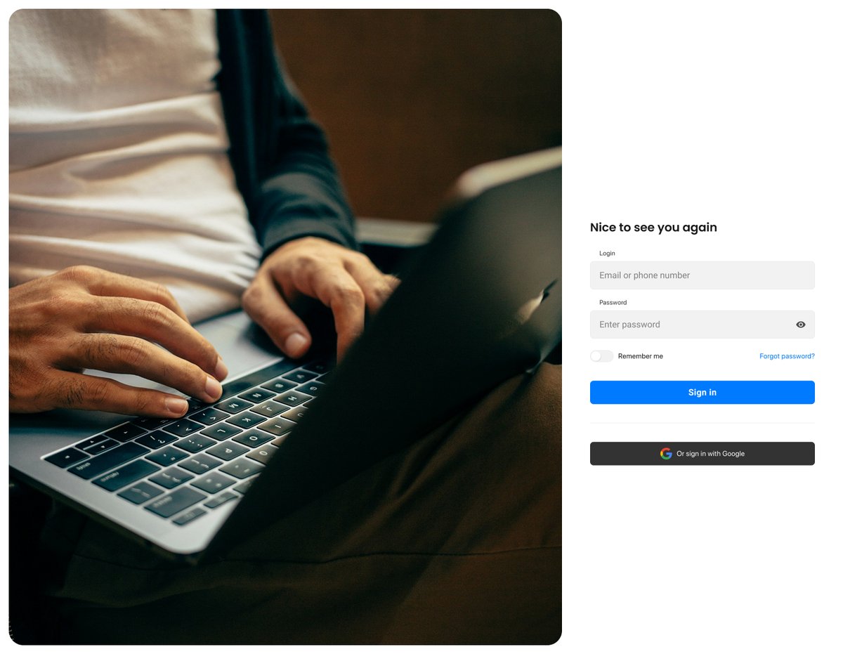 hojjatbandani's tweet image. A simple and minimal admin login page, how does it look?