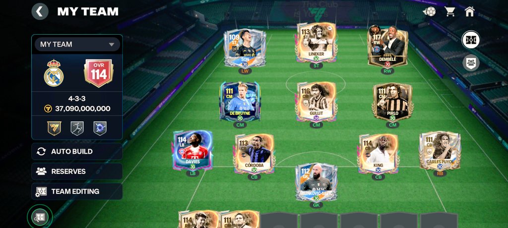 ZERO → 118 OVR in 2 months.
Old acc got hacked… rebuilt everything from scratch...

Packed ✨..
Córdoba 🇨🇴 • King 🏴󠁧󠁢󠁥󠁮󠁧󠁿• Laudrup 🇩🇰 • Lampard🏴󠁧󠁢󠁥󠁮󠁧󠁿 • Lineker 🏴󠁧󠁢󠁥󠁮󠁧󠁿
🧩 Gullit 🇳🇱
🔄 Davies 🇨🇦

Only Rank-Up tokens stopping 118 max 😭
Flex your team in 💬
👉💬🔄 #FCMobile #fcmobile26