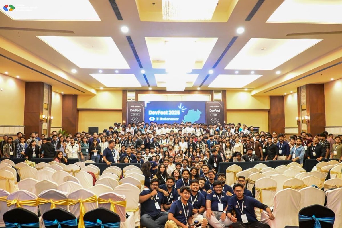 rudramadhabami1's tweet image. Glad to be part of the team @gdgbbsr where we successfully organised GDG BHUBANESWAR Devfest 2025 !

#devfest #gdgbbsr #cloud