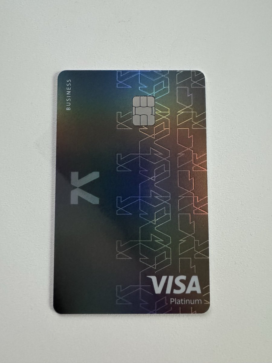 Just got my <a href="/KASTxyz/">KAST</a> card 

Doesn’t it look shiny? 

Excited for the upcoming $MOVE cashback program in colaboration with <a href="/moveindustries/">The Movement</a>