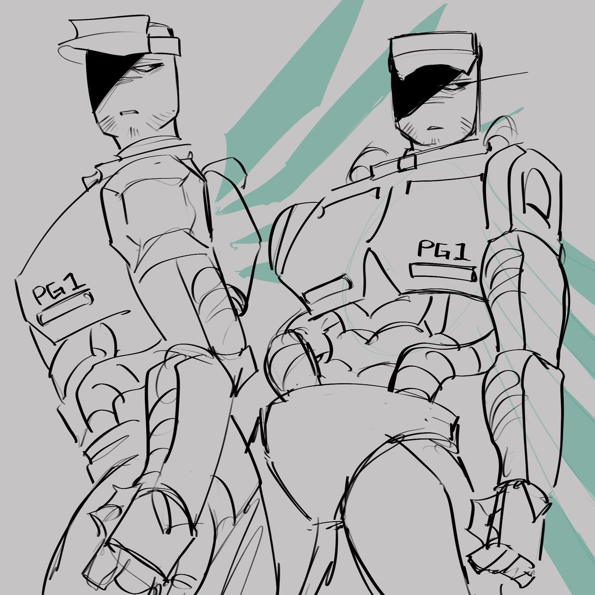 insnern's tweet image. Cleaned up a sketch #PizzaGameBeta