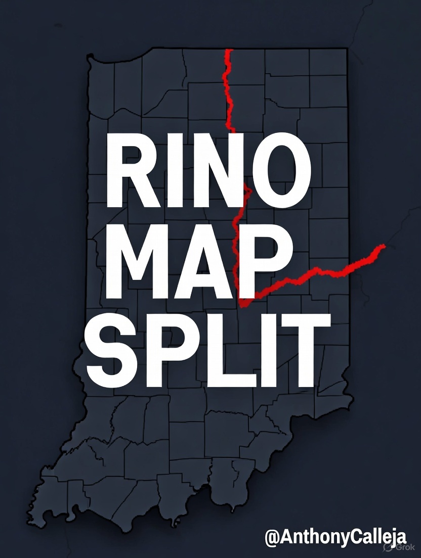 AnthonyCalleja's tweet photo. ๐ฆ
RINO REDISTRICTING EXPOSED: Indianaโs map is being sliced to save sellouts.
As a USAF vet & photographer, Iโm showing you the proof in 3 shots I took.
๐งต #MAGA #AmericaFirst #RINOExposed https://t.co/vbKZgixBeT