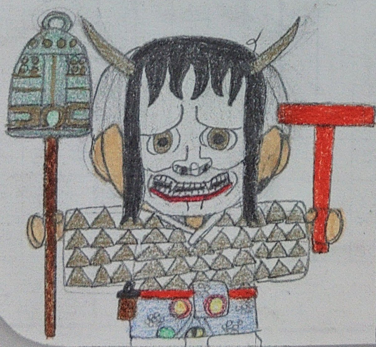 hikoofficial_jp's tweet image. ＃はるひこ図鑑
・鐘入はるひこ
ある若女が持った歪み狂った執着心や恋情を
自らに顕現させたはるひこ。
無尽蔵に溢れ、留まる所を知らない「想い」は
やがて「呪い」となり、我を忘れ鬼と化した。
その鐘の音を聞いた者はたまらず地に伏すという。

＃オリキャラ #illustration ＃イラスト