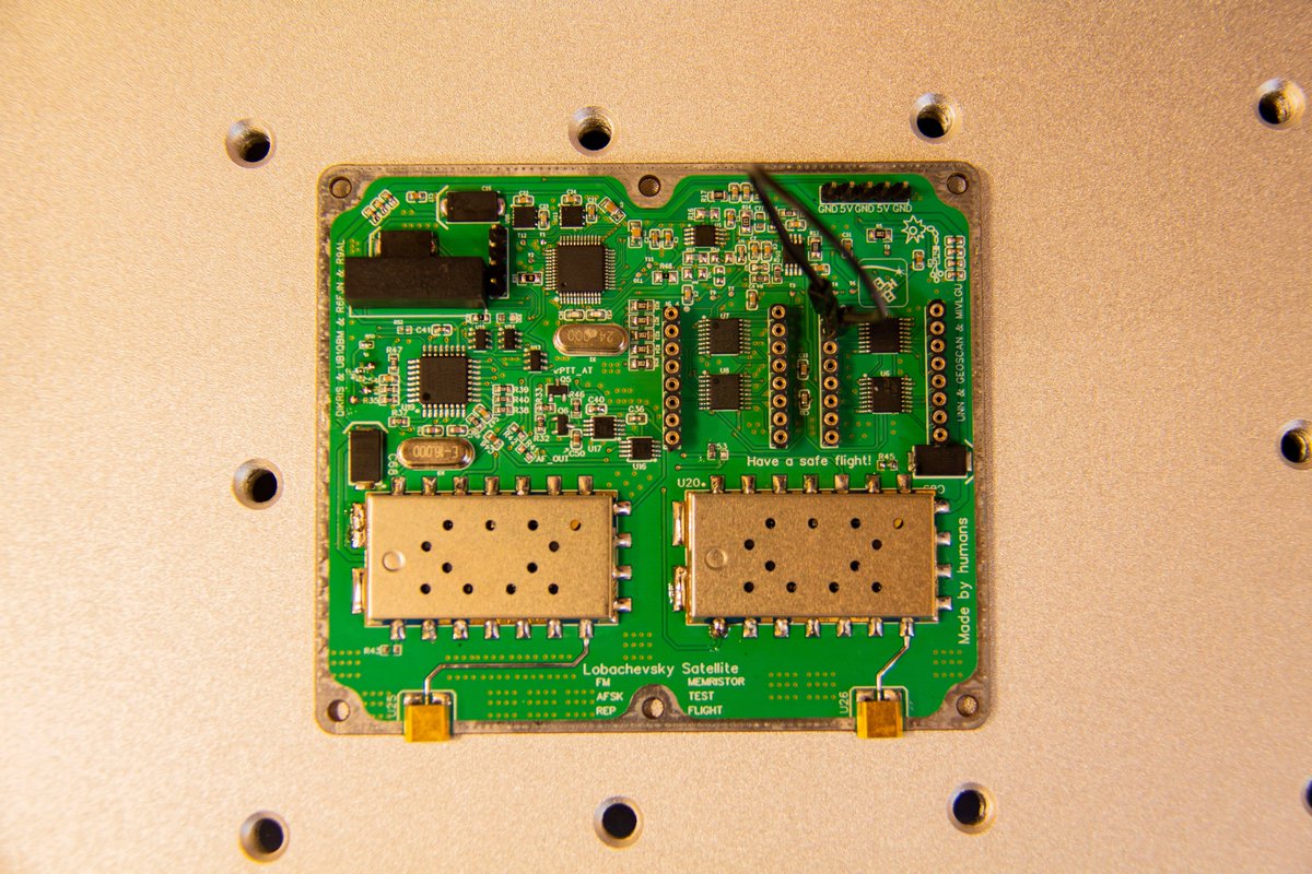 PV8DX's tweet image. Lobachevsky SAT Call sign RS83S. Information end of December/2025 will be in orbit. Repeater (145910 MHz – downlink 435500 MHz – uplink FM. 500mW - CUBESAT 16U - 26,7 kg - 515 km altitude.  Module RPT
@AMSAT @AmsatUK 
Coordination IARU
iaru.amsat-uk.org/finished_detai…