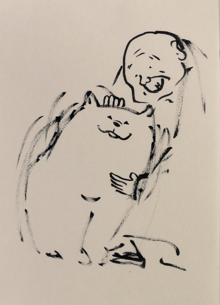 嬉しそうな犬を見ると、
こっちまで嬉しくなる。