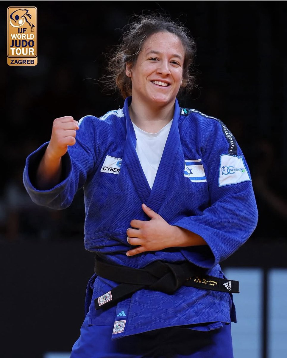 🥇🇮🇱Israeli judoka Gili Sharir won the gold medal at the Zagreb Grand Prix in the under-63kg category!
📷 <a href="/Olympic_Israel/">Team Israel</a>