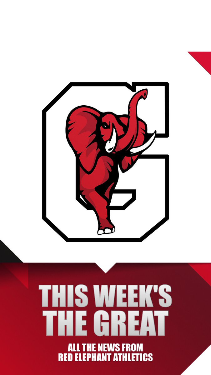 goredelephants's tweet image. In this week&apos;s edition of the Gainesville Red Elephant Athletics Tribune: Slow start but stomping good finish for @RedElephant_FB and a look at where Big Red&apos;s programs are stomping this week #GoBigRed

THE GREAT: goredelephants.com/the-great