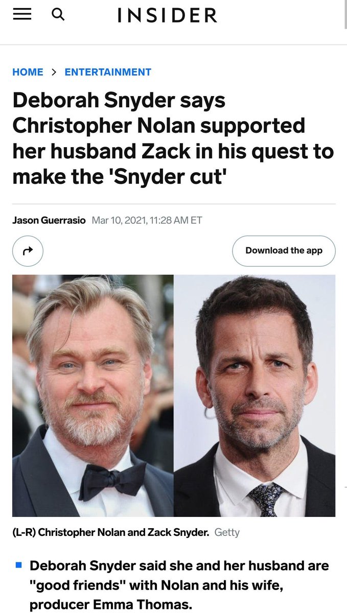 gautym's tweet image. We need the greats of DC to return: Christopher Nolan and Zack Snyder.
#RestoreTheSnyderVerse 
#ZackSnydersJusticeLeague