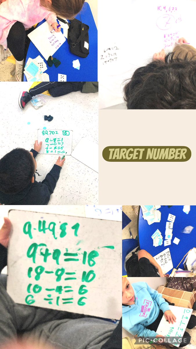 Students deal 5 random cards, and the 6th card becomes the Target Number.  Using any operations, they work to reach that number.  It’s amazing to see their math fluency, creativity, and problem-solving skills grow with every round!