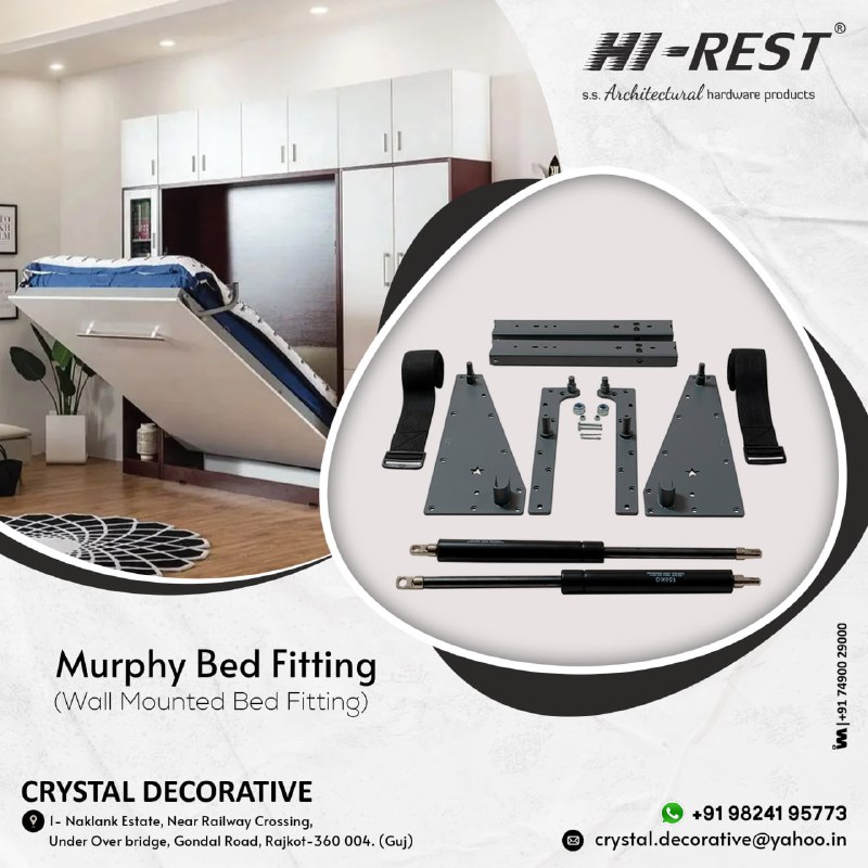 ibais_hardware's tweet image. CRYSTAL DECORATIVE (RAJKOT)

For enquiry via WhatsApp click:
ibais.biz/9824195773

Mr. Rajesh Patel - +919824195773
Mr. Pankaj Patel - +919427255880
#hirise #gaspump #bedfitting #hardwarefitting #product #dining #tablebracket  
.
@ibais_hardware