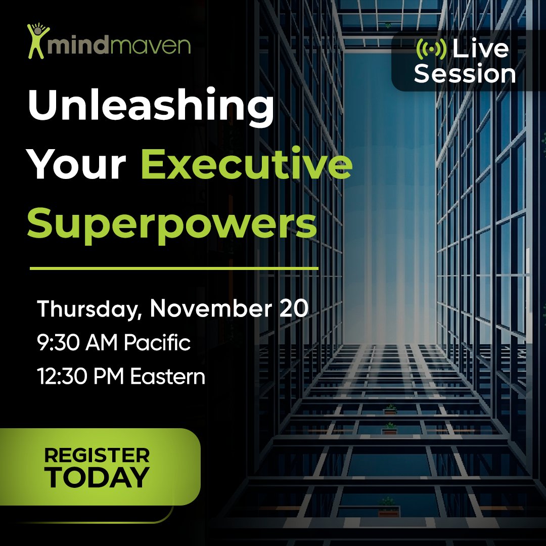 Join Chalyse Elsasser this Thursday for a live session to help leaders work with leverage, not just effort.

✅ Free up 12+ hrs/wk
✅ Break time-draining habits
✅ Lead with clarity and purpose

Thursday, Nov 20

Register for free: hubs.li/Q03Tw0Wx0

#Superpowered