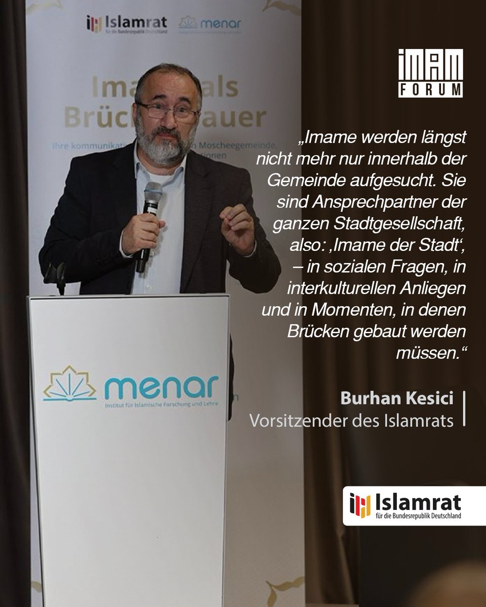 3. #Imam-Forum: Imame sind Vorsteher ihrer Moschee und Ansprechpartner ihrer Stadt

islamrat.de/3-imam-forum-i…