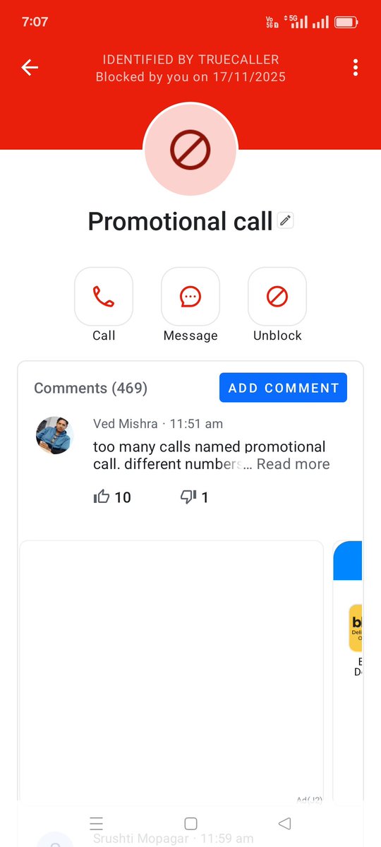 Srijan4India's tweet image. Getting continuous spam calls from HDFC Bank for loans despite no interest or request. This is really frustrating.
@HDFC_Bank  @hdfccares @reliancejio @DoPTGoI please look into this and stop these unsolicited calls.
#SpamCalls #PleaseStop