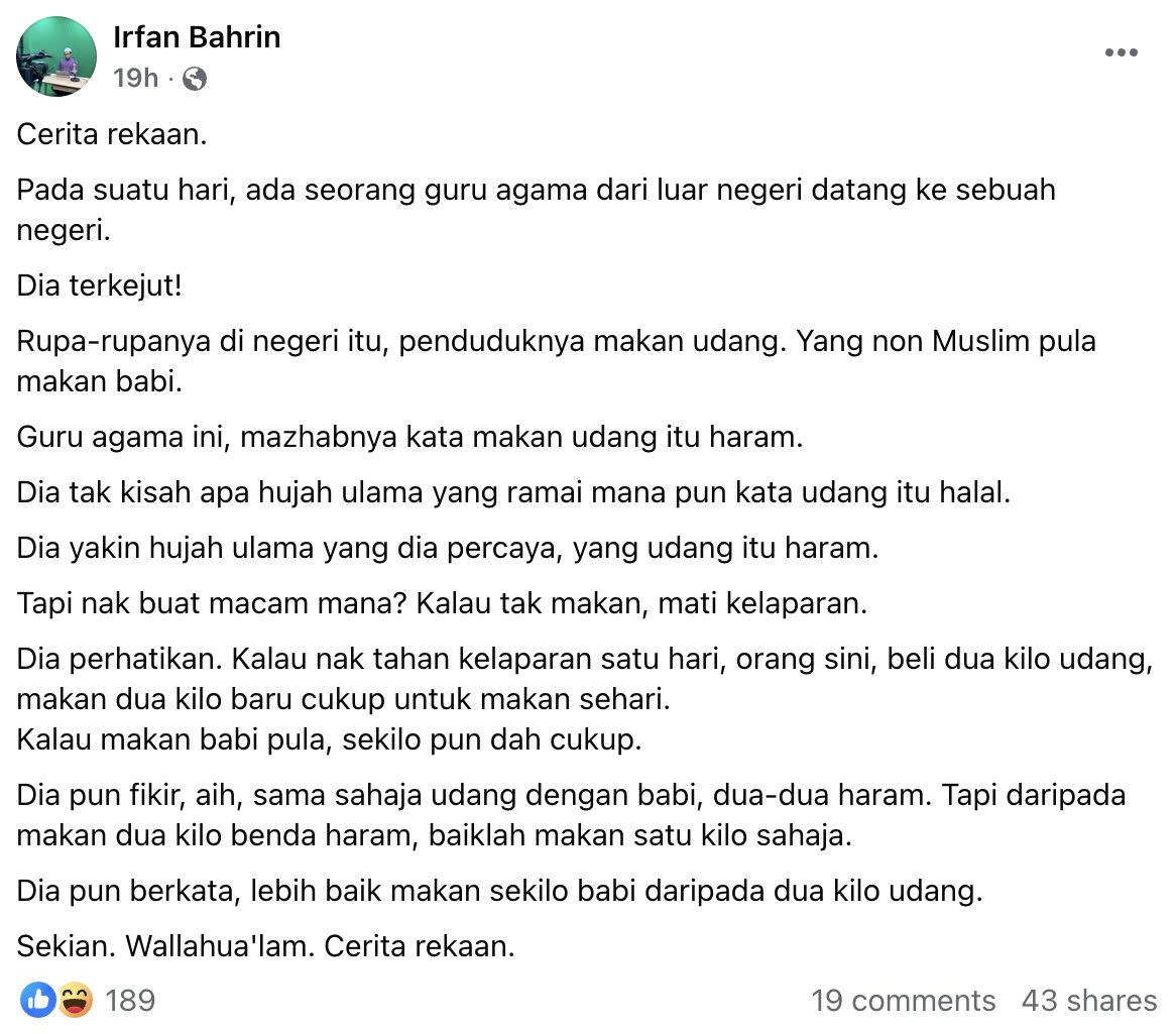 IncheFaris's tweet photo. Sekodar cerita rekaan 😌 https://t.co/DrDO8bZScJ