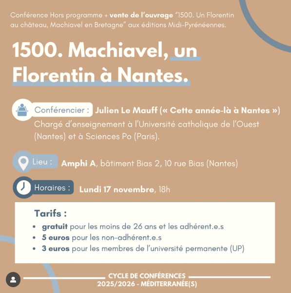 Petit rappel… avec l'heure précisée : 18 h et non 17 h 15. 😅 <a href="/Julien_LeMauff/">Julien Le Mauff</a>