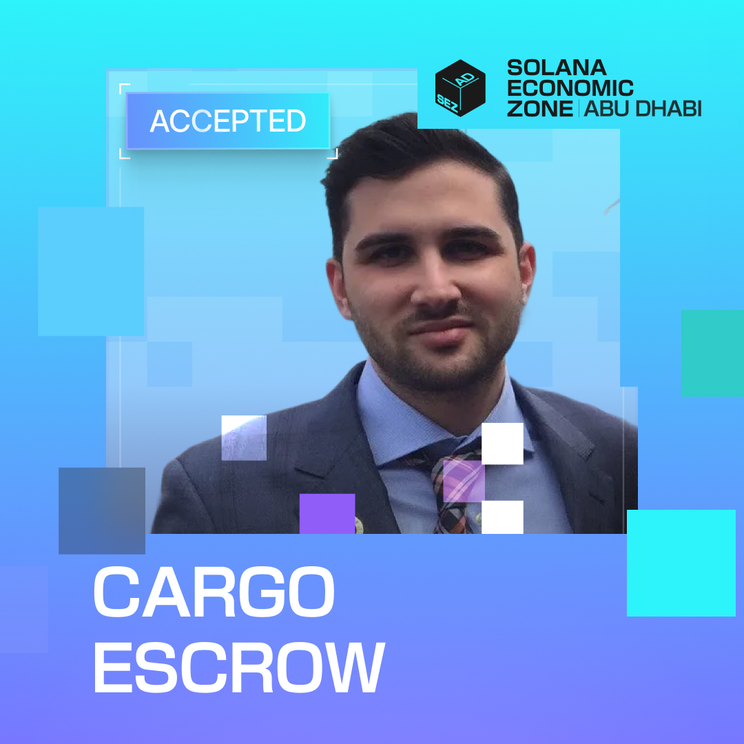CargoEscrow's tweet image. I’m excited to announce that I’ll be attending Solana Economic Zone (SEZ) in Abu Dhabi, 8-10 December 2025.

Can’t wait to meet everyone there! @SuperteamAE