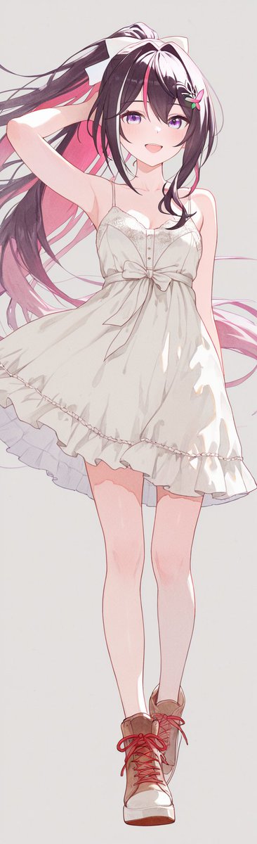 SekAI_AIart's tweet image. もし…あずきちがポニーテールだったら…？