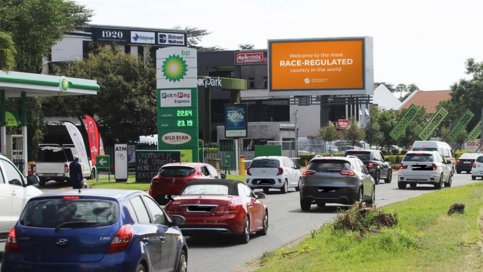 This is giving the racists proper chest pains.

38 Billboards erected.

SHARE TO ADD TO THE TRAUMA SUFFERED.