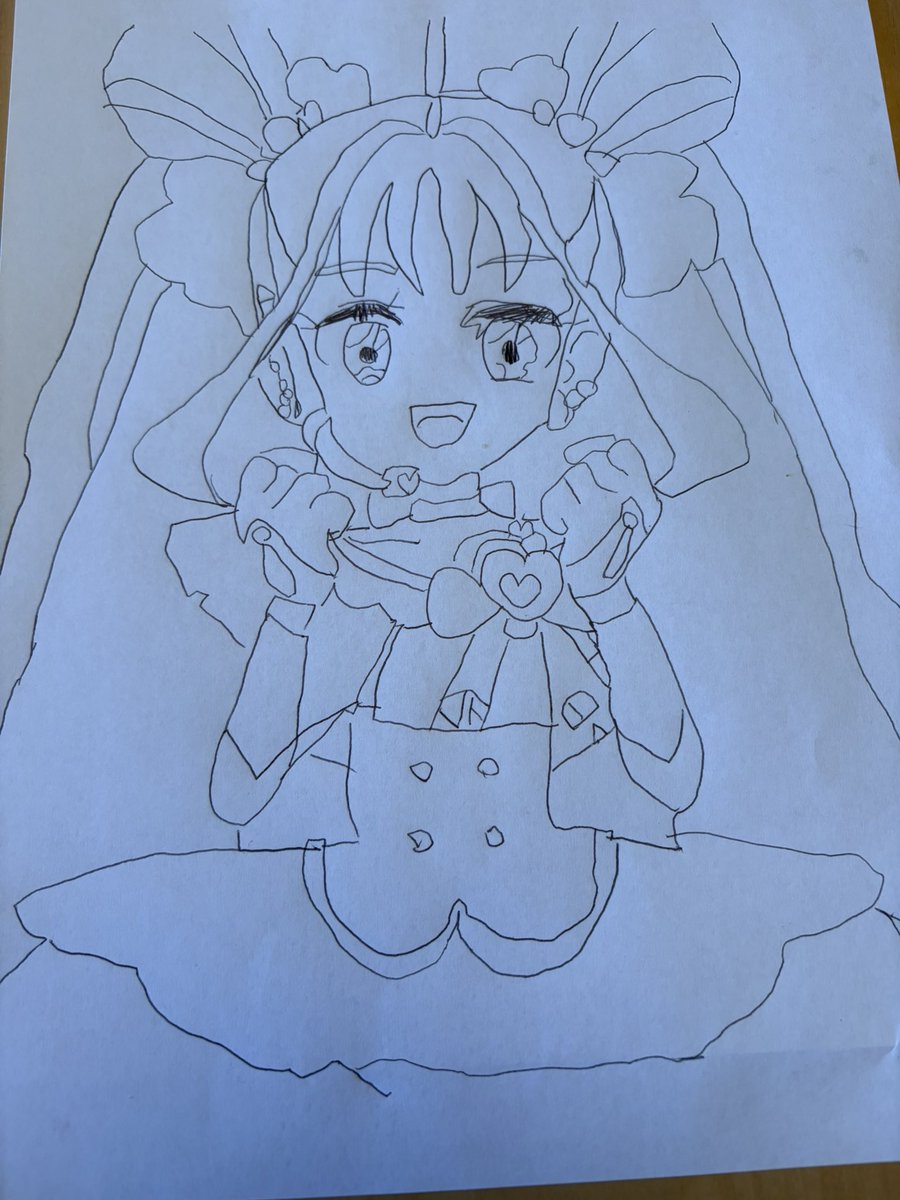 difficultyang's tweet image. Tracing is a hell of a drug (4yo)