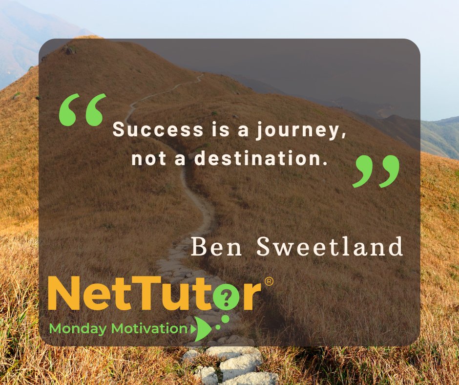 nettutor's tweet image. Celebrate every step along the way to success. #NetTutor #MondayMotivation #Journey #SuccessMindset