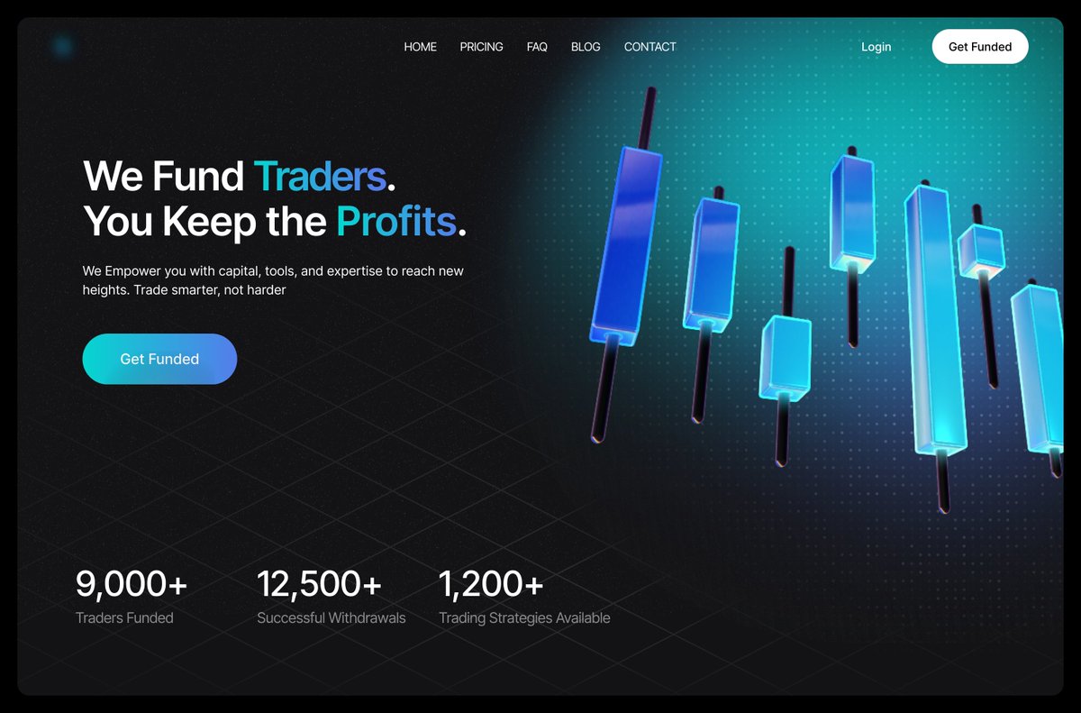 Frapisky's tweet image. While designing this hero section for a trading client&apos;s website, we kept asking one question 

What design will convert real traders the fastest and still look so stylish? 
Both strong for different reasons. Which direction are you picking?