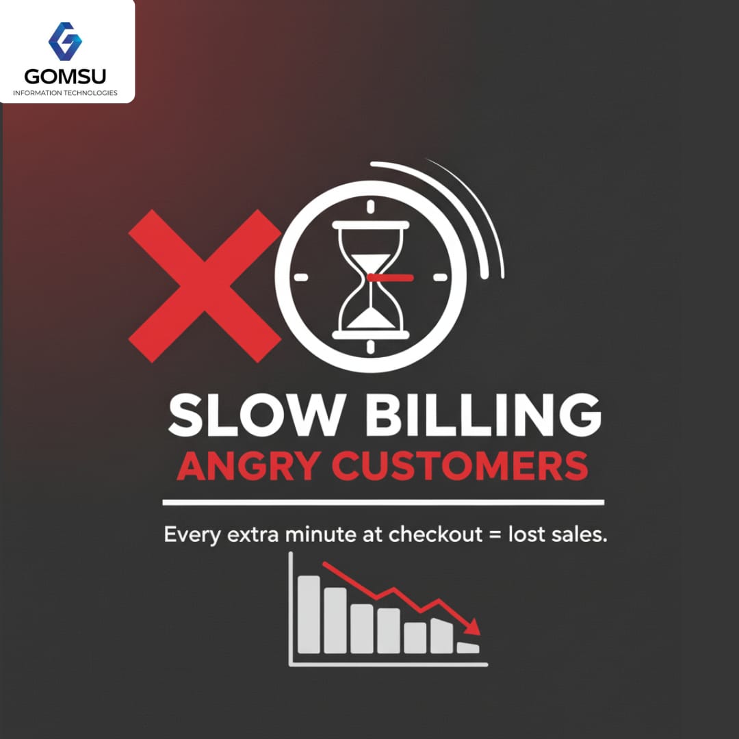 GomsuInfoTech's tweet image. Your POS should make money… not lose it.
If billing delay, stock mismatch &amp;amp; report errors are your daily headache —
It’s time to upgrade.

⚡ Try GOMSU POS → Smooth billing. Zero mistakes.

#pos #possoftware #possystem #pointofsale #retail #smallbusiness #software #pointofsales