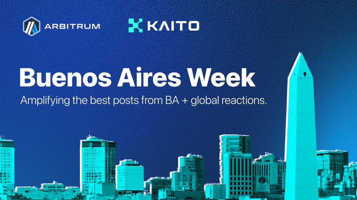 Dablendo01's tweet image. Buenos Aires didn’t just host #Devcon this year
@arbitrum took over the entire city.

The streets, the stages, the meetups, the hack nights, the builders’ lounges…
every corner of Buenos Aires pulsed with #Arbitrum energy.

And now, with the KaitoAI × Arbitrum 700K ARB…