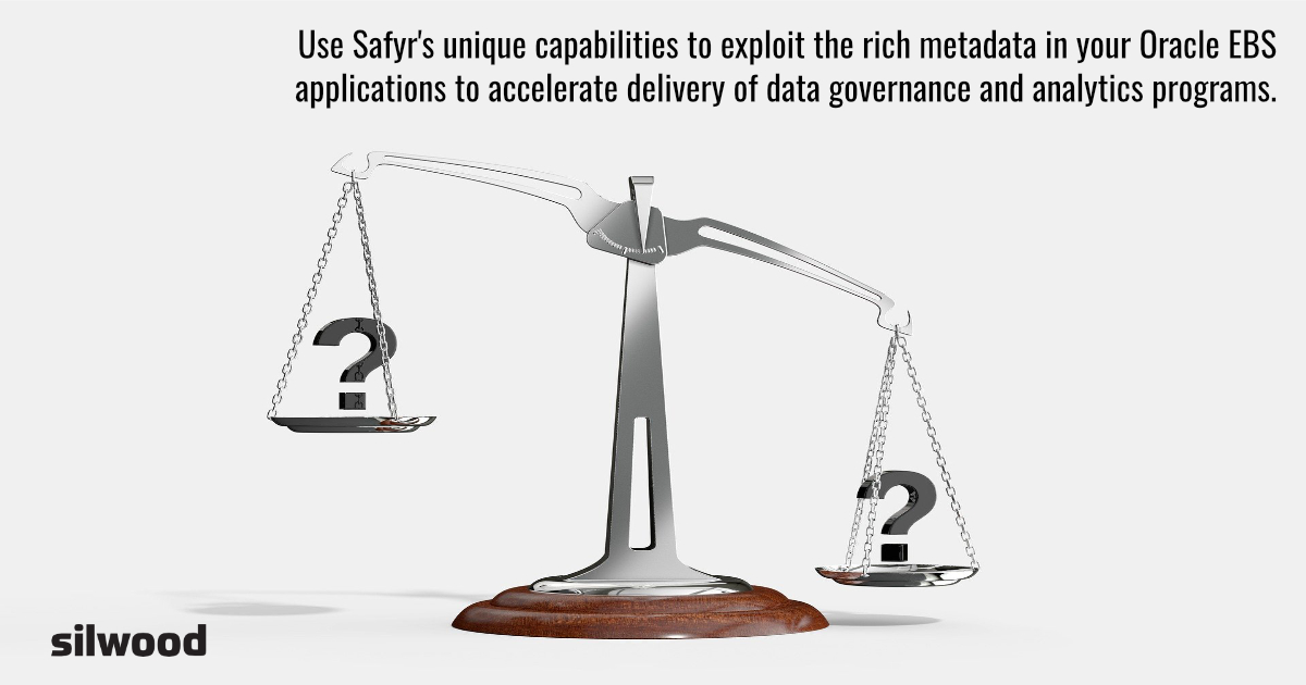 Silwood_Safyr's tweet image. Use Safyr&apos;s unique capabilities to exploit the rich #metadata in your Oracle EBS applications to accelerate delivery of data governance and analytics programs. #OracleEBS #Safyr ow.ly/gZ0Y50WIgxh