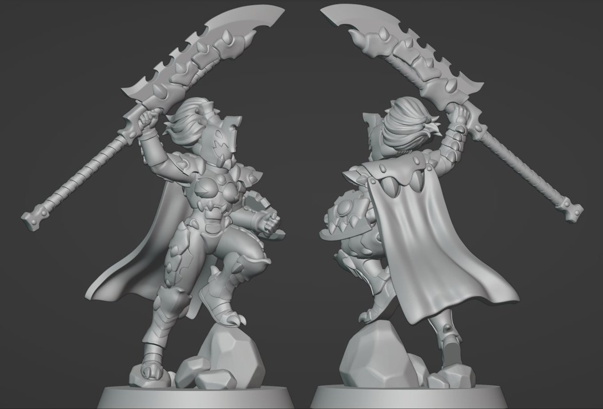 Chepac_3d's tweet image. WIP - Avanzando nuevo escuadrón de elfos espaciales, faltan terminar otras poses y armamento.

#STL #3dmodel #3dart #miniature #WarhammerCommunity