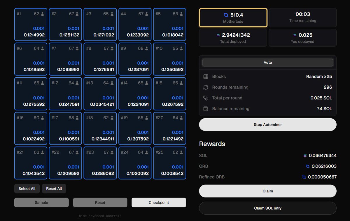 Officially in full motherlode mode on $ORB
If you know, you know ⚒️📷