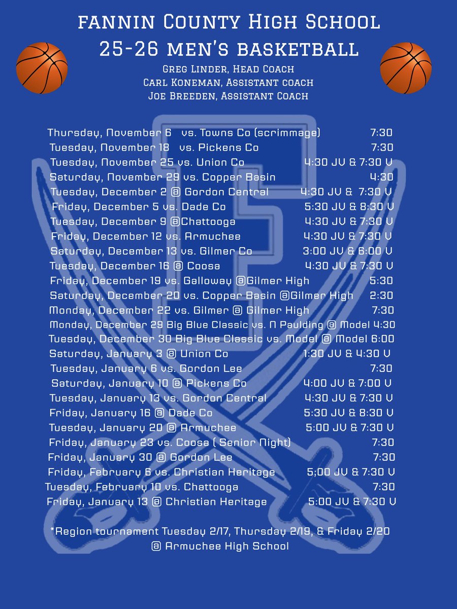 FanninCobball's tweet photo. It’s game week! Our Rebels open up the season Tuesday versus Pickens County at home. https://t.co/dQCNNSukJz