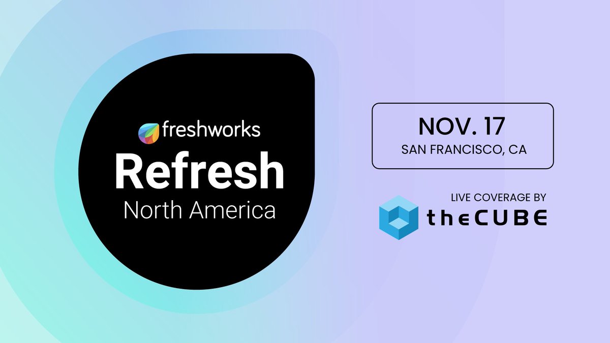 theCUBE's tweet image. We’re LIVE at @FreshworksInc #Refresh2025! 🚨

Tune in now as @theCUBEresearch’s @BobLaliberte interviews top company execs, diving into how #AI is reshaping service, #CX &amp;amp; employee experience with real-world results &amp;amp; insights.

📺 Watch the broadcast NOW!…