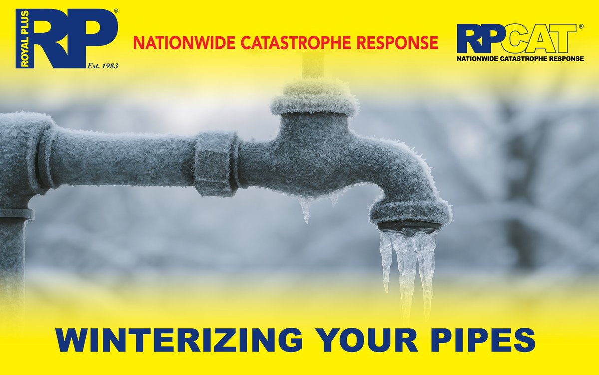 RoyalPlusInc's tweet photo. Winterizing Your Pipes: Preventing the #1 Cause of November Water Damage. Here is your essential guide to pipe winterization and what to do if the worst happens.

https://t.co/iIGxZnYinA https://t.co/44A8oWRiSk