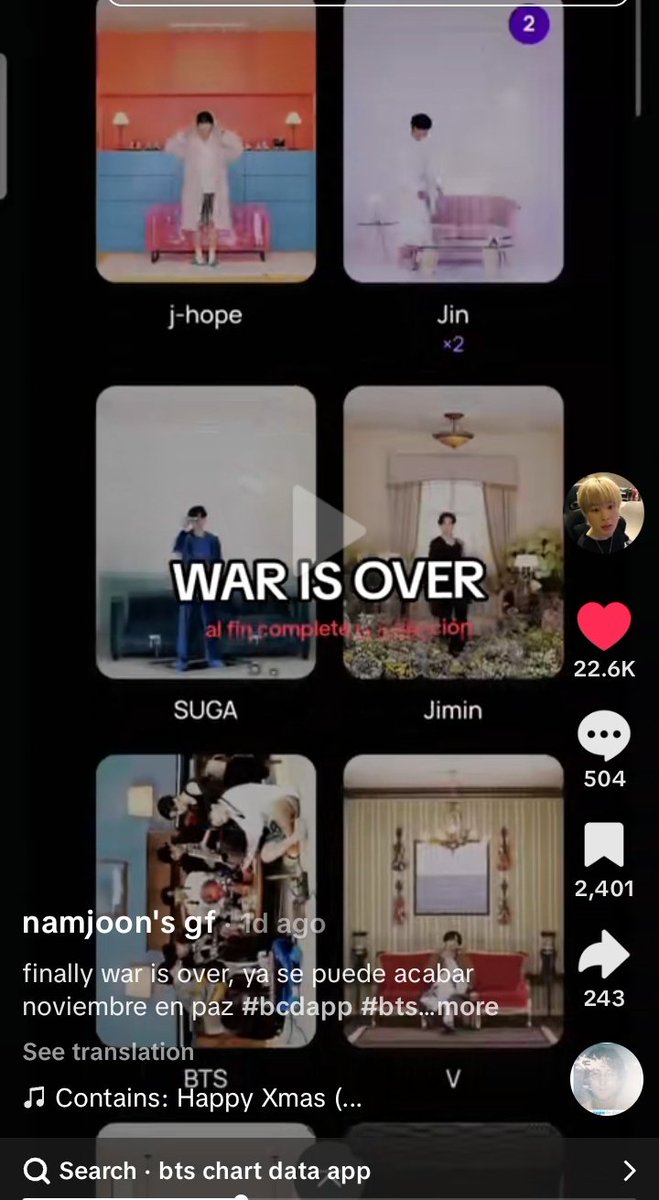 QBee_chic's tweet image. This ARMY made an Account on Tiktok for promoting @b_cdapp. The comments made me happy. A lot of people don&apos;t know about the app and are making inquiries. They mostly have Spanish audience. I think more ARMYs should get on tiktok like this. This is a game changer for streaming.