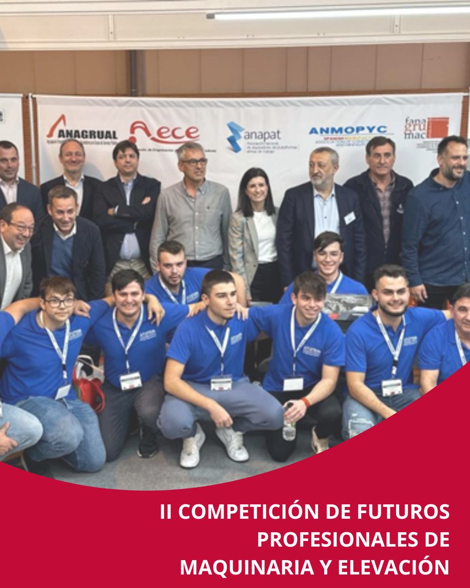AFUPRO, ELEVA y SMOPYC lanzan la II Competición de Futuros Profesionales de Maquinaria y Elevación

#SMOPYC2026 acogerá la segunda edición de esta competición para destacar el talento emergente de la formación profesional del sector.
feriazaragoza.es/prensa/notas-d…
