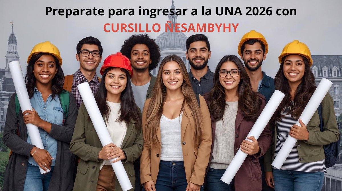 augustove's tweet photo. 🎓 Cursillo Intensivo de Ingreso a Ingeniería y Politécnica - UNA
🕐 Mañana y tarde – presencial
🌙 Noche – online
📅 Inicio: 1 de diciembre
🔗 Registrate acá 👉 https://t.co/vfBnhKPA6r
🚀 ¡Empezá tu camino hacia la UNA con nosotros! https://t.co/yx3GrZHEiA

#CursilloÑesambyhy https://t.co/tnDQ7BJsqb