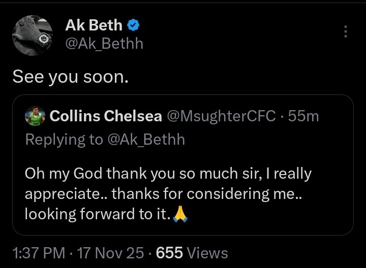 After tagging him every day for 31 days, he finally answered.

Thank you <a href="/Ak_Bethh/">Ak Beth</a>