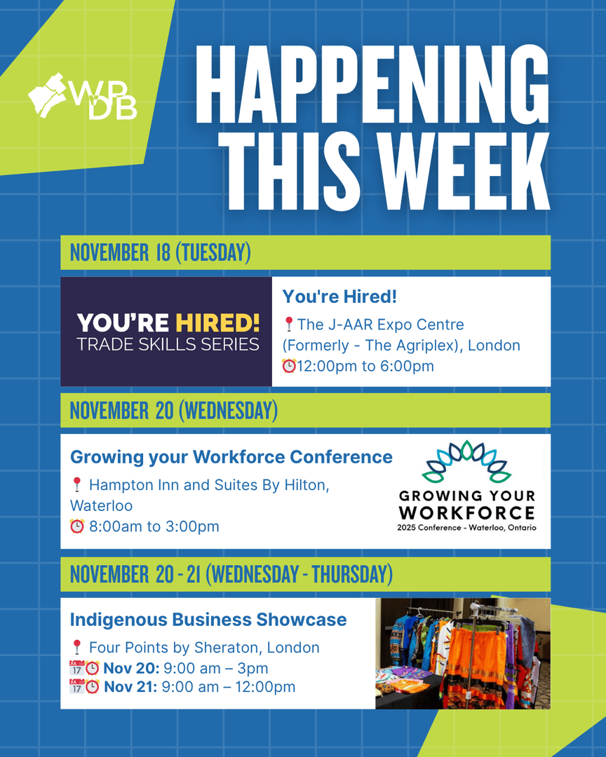 WorkforceEMO's tweet image. This Week in Our Region!
Mark your calendar — here are the key events coming up 👇