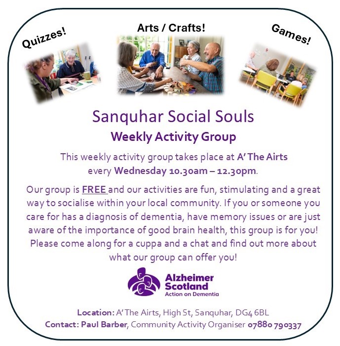 Get in touch...contact details below...
#sanquhar