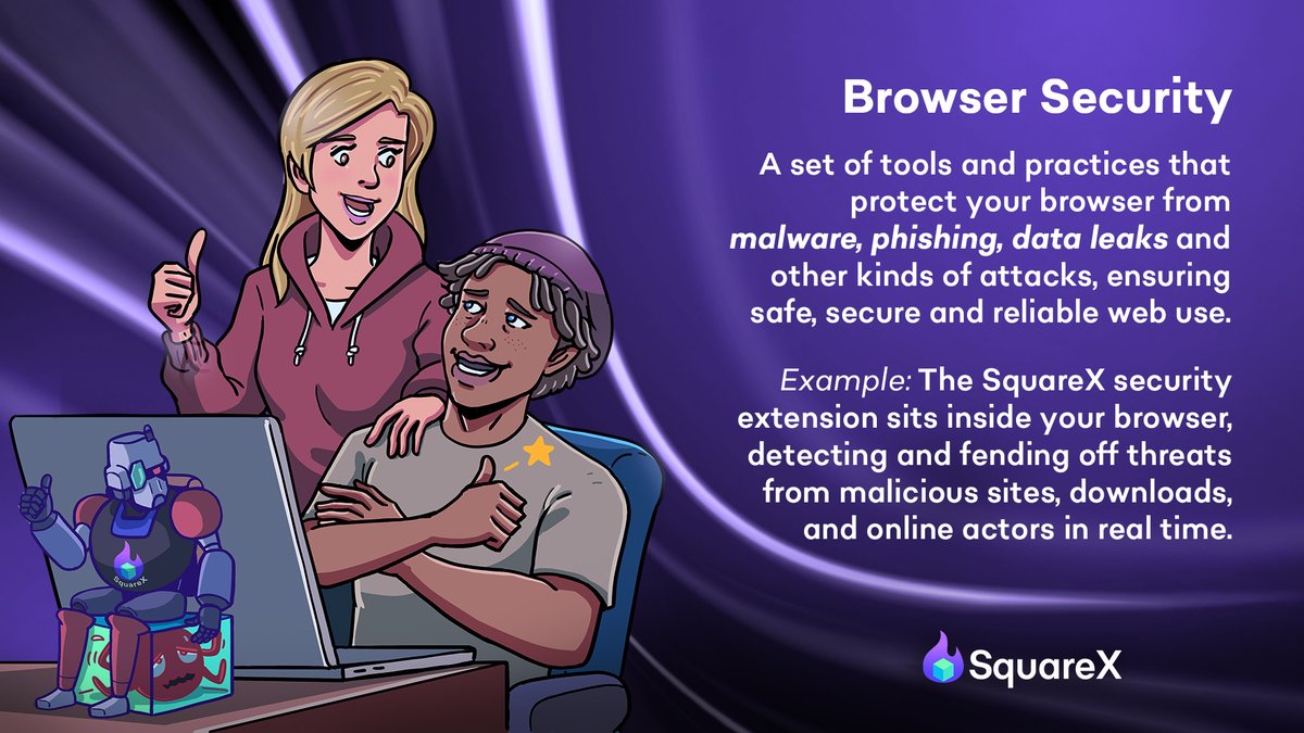 getsquarex's tweet image. A set of tools and practices that protect your browser from malware, phishing, and data leaks.

#cybersecurity #browsersecurity #onlinesafety #ai #infosec #SquareX
